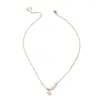 Collar con Colgante de Perla en Forma de V Estilo Europeo y Americano, Cadena Fina Versátil de Moda para Clavícula para Mujeres, Gargantilla de Perlas de Imitación de Lujo Ligero