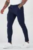 Comércio Exterior Primavera e Outono Transfronteiriço Europeu e Americano Quente Calças Casuais Outono Masculino Outdoor Slim-fit Calças Elásticas Perna Reta Calças Esportivas