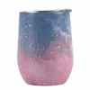 Taza de Huevo de Cáscara de Huevo Americana Transfronteriza Taza de Huevo de Acero Inoxidable 304 Doble Pared al Vacío Copa de Vino Tinto Taza Termo en Forma de U Personalización de Regalo