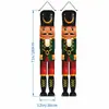 Coplas navideñas de producto nuevo transfronterizas, decoraciones festivas, fondo para paneles de puerta, arreglos para mejorar el ambiente, cortinas para puerta, banderas, telas colgantes para exteriores