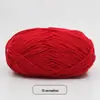 Cachecol Tricotado à Mão em Algodão Leite de 5 Fios para Bebê Fio Médio Grosso Bola Manta Crochê DIY Lã Bolsa de Material Tricotado à Mão
