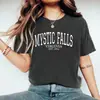 Virginia Pueblo de las Cascadas Misteriosas 1864 Camiseta Regalo Fan Girl Vampiro Camiseta de Manga Corta Hermano Salvatore