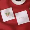 Tarjeta de Navidad Ins Tarjeta Postal Bendición Festiva Estampado en Caliente Papel Dorado Sobre Tarjeta Papel de Carta Tarjeta de Mensaje Decoración de Regalo DIY