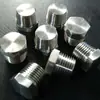 Suministro del Fabricante Hebilla de Alambre de Cabeza Hexagonal Tapón Roscado NPT Acero Inoxidable Tapón de Tubería de Cuatro Esquinas 304 Forjado Tapón de Alambre Galvanizado