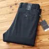 Pantalones largos de pana gruesa para otoño e invierno 2023, de alta gama, cómodos, versátiles, para hombre, de negocios, sin planchado, rectos, casual
