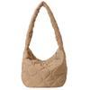 Fábrica Mercurebao Personalizado Amazon Más Vendido Plumón Nube Estilo Coreano Bolso de Hombro para Mujer Grande Debajo del Brazo Mochila para Estudiante Universitario