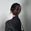 Novo Grampo de Cabelo de Jada Estilo Chinoiserie Grampo de Cabelo com Franja Grampo de Cabelo Simples Retrô Grampo de Cabelo Feminino Estilo Antigo Grampo de Cabelo Adorno de Cabeça da Dinastia Han