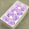 Flor Mágica Flor Eterna Grado AB 4-5 Rosa Caja Entera diy Bolsa de Material Floral Cubierta de Vidrio Día de San Valentín Unicornio