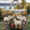 Nuevo producto transfronterizo TEMU Amazon bolso de mano de moda para mujer con estampado bolso de hombro tela Oxford 600D-2