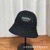 Chapéu de Pescador Vazado Personalizado de Luxo Leve com 26 Tiras para Mulheres, Nova Moda Primavera e Verão Versátil Chapéu Bucket de Alta Qualidade Tendência