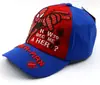 F791 Gorra de Béisbol Nueva Primavera y Otoño Sombrero de Dibujos Animados para Niños Gorra Moderna de Spider-Man Visera Sombrero de Comercio Exterior Europeo y Americano Venta al por Mayor