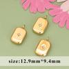 Ventas Calientes Transfronterizas Acero Inoxidable Gota de Agua Corazón Asimétrico Ovalado DIY Colgante Aretes Collar DIY Colgante de Joyería