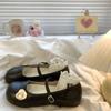 Zapatos Planos Mary Jane de Piel para Mujer 2026 Verano Nueva Moda Cómodos Versátiles Retro Estilo Británico Zapatos para Combinar con Faldas