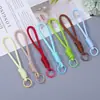 Llavero Tejido de Colores Lanyard con Nudo de Paraguas de Color Caramelo Colgante para Bolso Mochila Decoración Linda Suministro al por Mayor