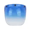 Óculos à Prova de Vento com Lentes Bolha, Óculos de Sol Transparentes Meio Capacete, Óculos à Prova de Vento, 4 Capacetes, Capacete Bobo Retro Universal 3