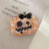 YHJ Accesorios para el Cabello Nuevo Tocado de Halloween Pin de Calabaza Divertido Pinza para el Cabello Acrílica Pinza Tiburón para el Cabello