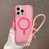 Capa de Celular com Toque de Pele Fosco Mais Vendida da Amazon + Alça de Pulso para Apple iPhone 17 Pro Max