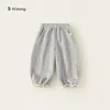 Pantalones de Primavera y Otoño para Niñas Bangxuan Elegantes Pantalones Jogger de Encaje para Bebé Pantalones de Chándal Sueltos para Niños Pantalones Largos para Niños Pequeños Ropa para Niños