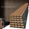 Painéis à prova de som com grade côncava-convexa transfronteiriços para paredes de fundo, salas de conferência, salas de piano, painéis de parede decorativos, adesivos de parede autoadesivos, painéis absorventes de som