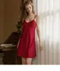 Lencería sexy de verano para mujer, caliente y seductora, camisola corta fina sin espalda, camisón