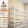 Prateleira Doméstica Porta-Objetos de Chão Multi-Camadas Depósito Varanda Rack de Armazenamento Rápido para Detritos Aço Prateleira de Exposição para Supermercado