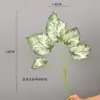 Planta Verde Simulada Taro, Arrurruz, Hoja de Tortuga, Decoración para Hogar Interior Bodas, Paisajismo con Hojas, Muro de Plantas, Accesorios para Arreglos Florales