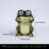 Sapo Solar Resina Artesanato Luz Noturna Luminosa Jardim Pátio Decorações Externas Enfeites Explosões Transfronteiriças