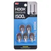 Km 200 Gancho Oval Forte de Aço Inoxidável Gancho Adesivo Doméstico Sem Perfuração Gancho Adesivo de Armazenamento na Parede 5 Peças