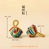 Accesorios para el Festival del Bote del Dragón Bolsitas Perfumadas Bordado Hecho a Mano DIY Tejido de Cuerda de Cinco Colores Zongzi Estilo Antiguo Hojas Iridescentes Accesorios Venta al por Mayor