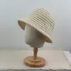 Sombrero de Pescador de Punto Retro Estilo Coreano Otoño/Invierno para Mujer Circunferencia de Cabeza Grande Hace que la Cara Parezca Más Pequeña Sombrero de Cubo de Lana Cálido Protección contra el Frío Sombrero de Cara Lisa