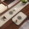 Nueva mesa de té de estilo chino, tapete de té, camino de mesa de estilo chino clásico, tapete de té zen, tapete de mesa de té, tapete de té absorbente de secado rápido