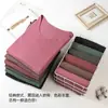 Nova camisa base de veludo catiônico feminina 2022 outono e inverno plus size sem costura gola redonda gola semi-alta autoaquecimento quente