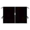 Cortinas blackout feitas sob medida para interiores de carro, incluindo divisórias dianteira e traseira, feitas de tecido de algodão com mola. Cortinas divisórias pretas para vans