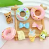 Flotador de anillo lazo accesorios de resina DIY funda para teléfono móvil parche para refrigerador accesorios para el cabello bisutería pequeña materiales hechos a mano venta al por mayor
