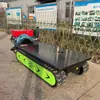 Chasis Todo Terreno con Oruga de Goma Chasis Pequeño con Control Remoto Ensamblaje de Oruga para Transporte en Huertos Agrícolas