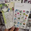 Um Conjunto de 6 Folhas com 12 Signos do Zodíaco e Adesivos de Desenho Animado em Papel Manual de Adesivos Personagens Coração de Menina Tendência da Internet Adesivos Decorativos DIY