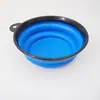 Tazón plegable para exteriores para gatos y perros, conveniente para almacenar, tazón plegable para cebo, recipiente para cebo de pesca, suministros para equipo de pesca