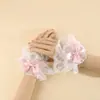 Puños de Manga con Lazo de Encaje Lolita, Accesorios de Muñeca Lolita, Mangas de Muñeca para Sesión de Fotos de Niñas