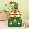 Caixa de Embalagem Zongzi Portátil de Alto Padrão Novo Estilo 2026, Caixa de Presente para o Festival do Barco-Dragão com Ovo de Pato Salgado, Caixa de Presente com Nozes Assadas e Doces