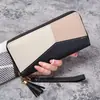 Versión Coreana 2025 Nuevo Estilo Cartera Larga con Cremallera para Mujer, Cartera de Cuero Multifuncional Versátil, Cartera para Teléfono de Gran Capacidad
