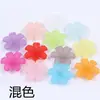 Ventas Directas de Fábrica 8*33mm Cuentas Transparente Mate Flor Copo de Nieve Accesorios para Manualidades con Cuentas Materiales Hecho a Mano