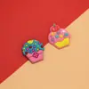 Fábrica de Origem em estoque atacado cola flexível PVC sorvete bolo DIY capa de celular adesivo de geladeira caixa de armazenamento decoração