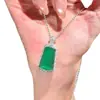 Colgante Imperial Verde de Paz y Seguridad, Hebilla de Ágata de Paz, Collar de Calabaza, Colgante Estilo Chino, Regalo de San Valentín