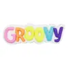 Amuletos de Clogs de Dibujos Animados Coloridos Frases en Inglés Letras Hebillas para Zapatos Accesorios para Zapatos DIY Goma Suave de PVC Transfronterizo