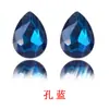 Moda gota de agua vidrio cristal forma de diamante diamantes de imitación DIY ropa zapatos bolsa tocado joyería accesorios materiales