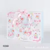 H3# versión horizontal mediano Nueva Serie bolsa de papel bolsa de regalo bolsa tote para ropa cosméticos bolsa de cuerda bolsa de compras navideña