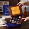 Caja de Empaque de Chocolate de Lava Hecha a Mano Caja de Regalo de Trufas Hechas a Mano Caja Absorbente de 9 Compartimentos Caja Vacía de Chocolate para el Día de San Valentín
