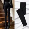 Pantalones de maternidad para usar fuera, jeans estilo primavera y otoño, talla grande, ropa de maternidad para otoño e invierno, ropa de otoño, pantalones cálidos de terciopelo para embarazo