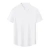 Camisa seamless Farag 40D 165G de seda de hielo, ropa de trabajo transpirable y cómoda, camisa cultural unisex con cuello