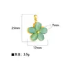 Moda Joker DIY Semiacabado Microincrustado Chapado en Cobre Accesorios de Girasol Accesorios Populares Europeos y Americanos Colgantes de Estrella